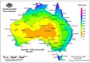 澳大利亚降雨