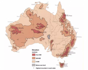 澳大利亚整体地貌图
