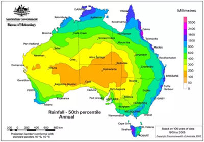 澳大利亚降雨